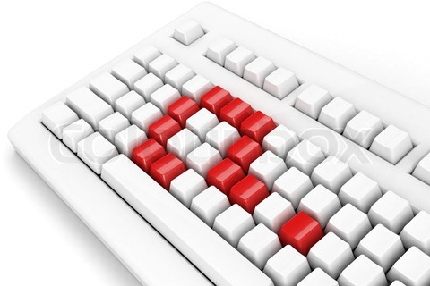 keyboard with question-mark